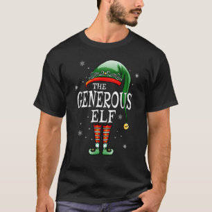 Die passende Familie das großzügige Elf Weihnachte T-Shirt