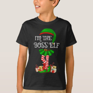 Die passende Familie, ich bin die Boss Elf Weihnac T-Shirt