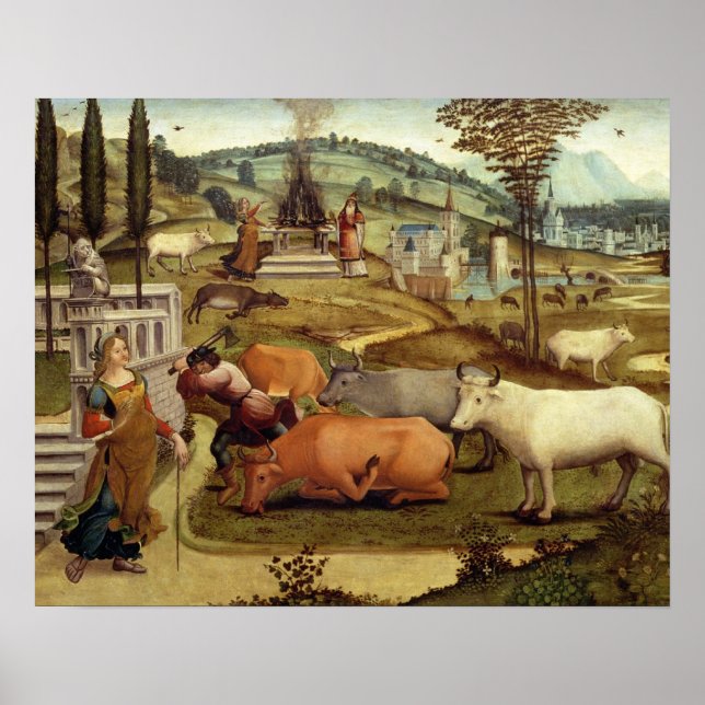 Die Passionen von Pasiphae, Ehefrau von König Mino Poster (Vorne)