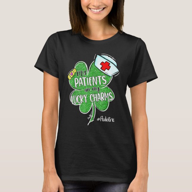 Die Patienten sind meine Glücksbringer Kinderkrank T-Shirt (Vorderseite)