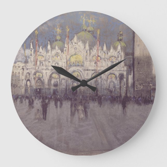 Die Patriarchale Kathedrale Basilica San Marco Große Wanduhr (Vorderseite)