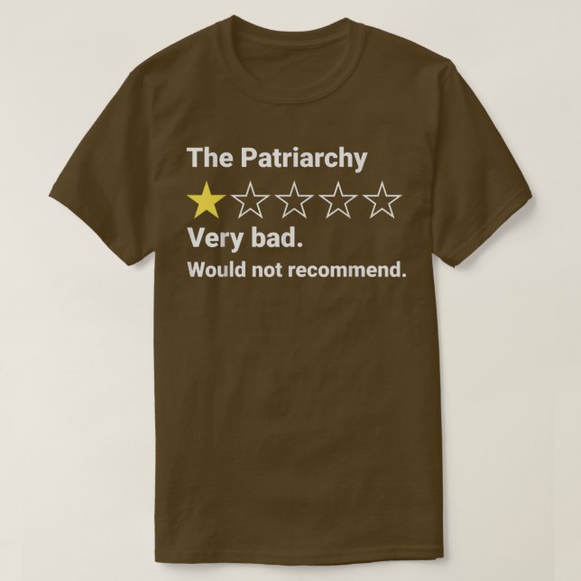 Die "Patriarchy Bad Review" würde Funn nicht empfe T-Shirt (Design vorne)