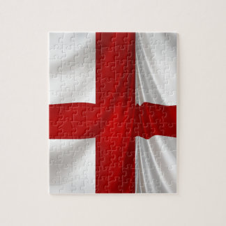 Die patriotische Flagge von St. George Cross in En