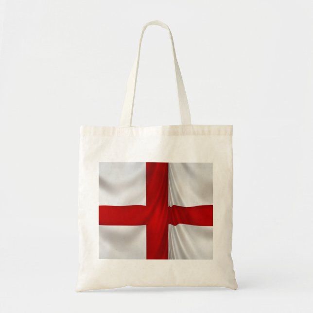 Die patriotische Flagge von St. George Cross in En Tragetasche (Vorne)
