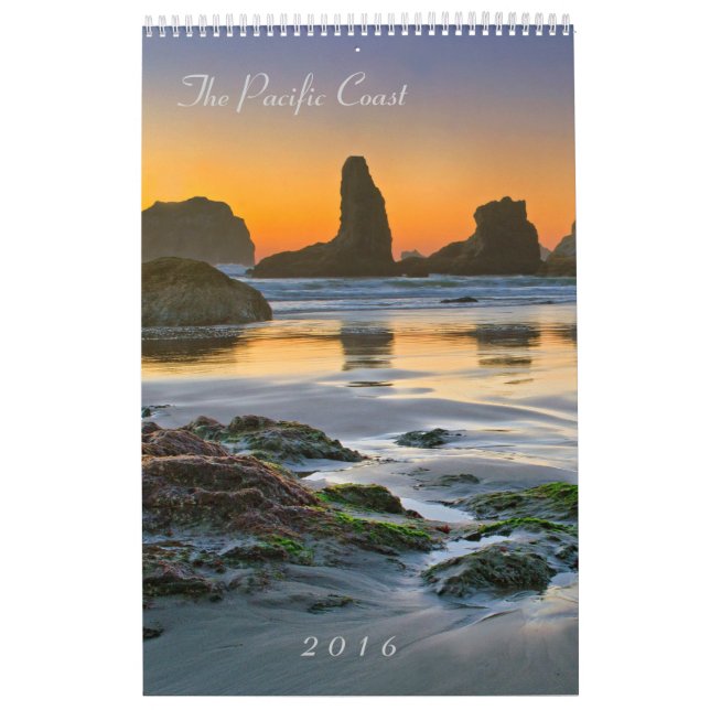 Die Pazifikküste 2016 - Siegel und Scenics Kalender (Titelbild)