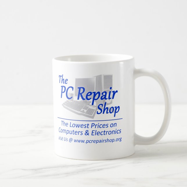 Die PC Reparaturwerkstatt Kaffeetasse (Rechts)