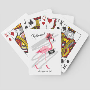 Die Pensionierung steht dir gut! Chic Classy Flami Spielkarten