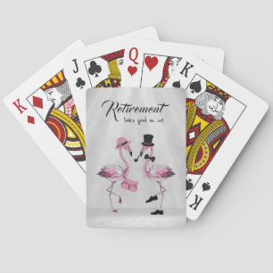 Die Pensionierung steht uns gut! Chic Classy Flami Spielkarten