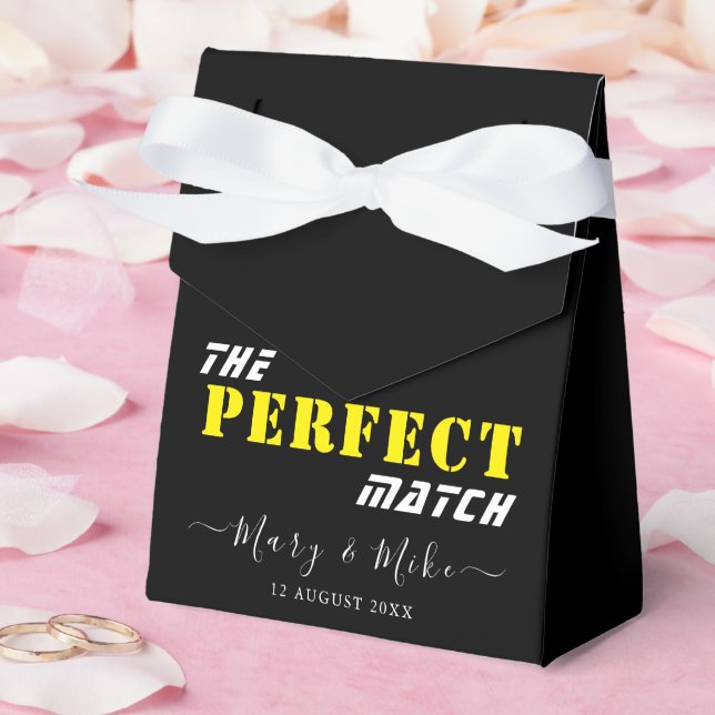 Die PERFECT Match - Small Zelt Gevor Box mit Rib Geschenkschachtel (Hochzeit)