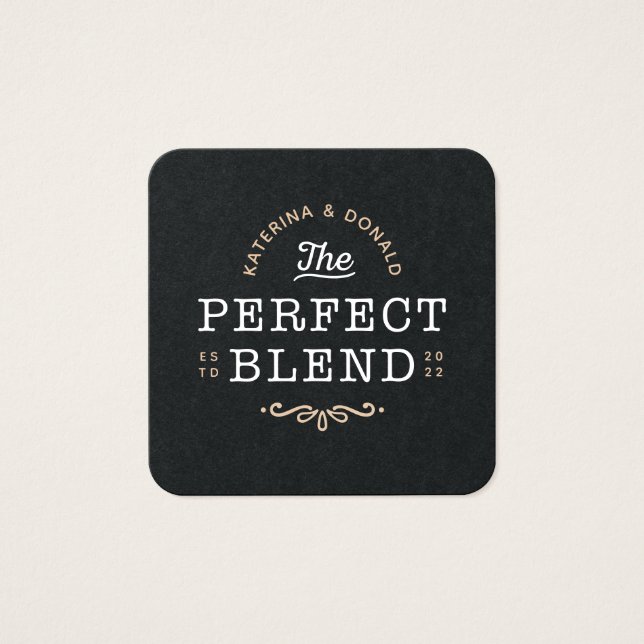 Die perfekte Blend-Gastgeschenk Hochzeit (Vorderseite)