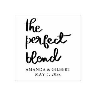 Die perfekte Blend handgeschriebener Script-Gastge Gummistempel