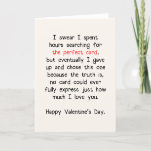 Die perfekte Karte - Valentinstag