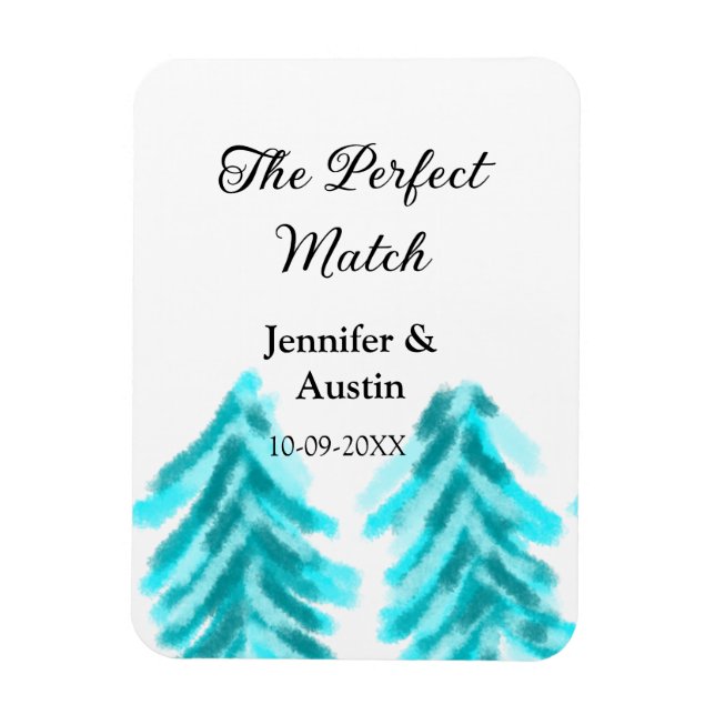 Die perfekte Kombination mit der winterblauen Pini Magnet (Vertikal)