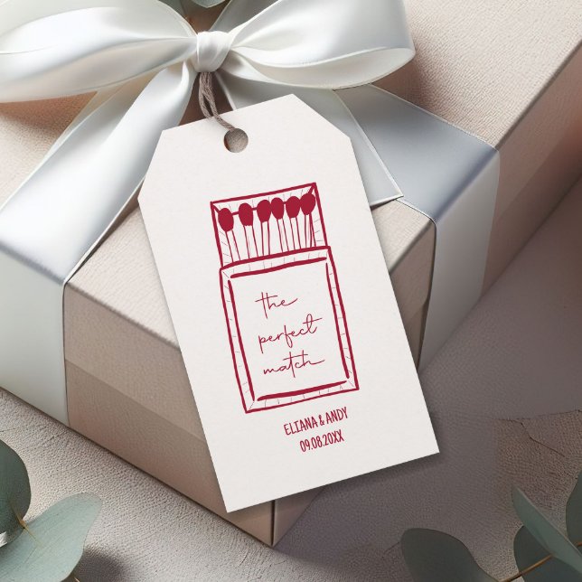Die perfekte Match Doodle Matchbook-Gastgeschenk H Geschenkanhänger (Von Creator hochgeladen)