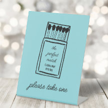 Die perfekte Match Doodle Matchbook-Gastgeschenk H
