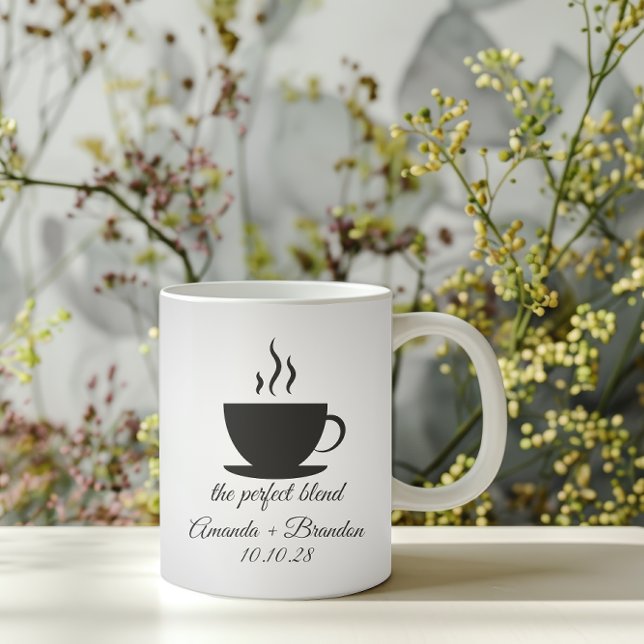 Die perfekte Mischung aus Niedlicher Hochzeit Kaffeetasse (Von Creator hochgeladen)