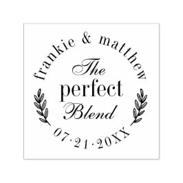 Die perfekte Mischung | Elegante Typografie Hochze Permastempel