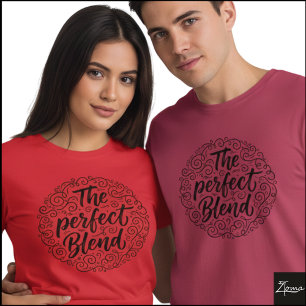 Die perfekte Mischung handgeschriebene Schwünge T-Shirt