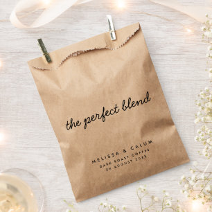 Die perfekte Mischung Kaffee Lover Rustikale Hoc Geschenktütchen