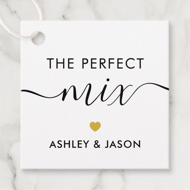 Die perfekte Mix aus Gewürz oder Trail Mix Geschen Geschenkanhänger (Vorderseite)