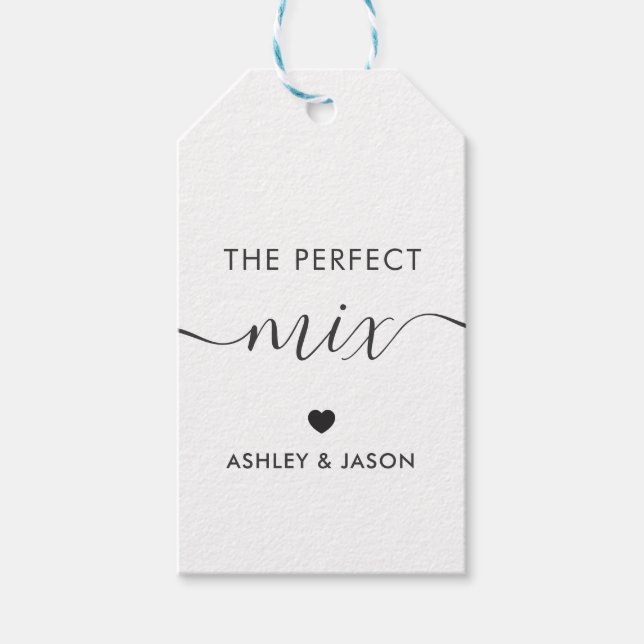 Die perfekte Mix-Gewürz- oder Trail-Mix-Geschenkma Geschenkanhänger (Vorderseite)