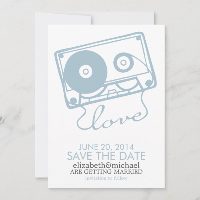 Die perfekte Mix-Hochzeit speichert das Datum {hel Save The Date (Vorderseite)