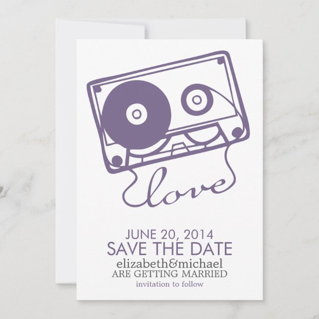 Die perfekte Mix-Hochzeit speichert das Datum {lil Save The Date (Vorderseite)