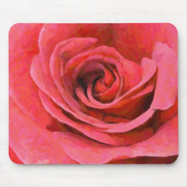 Die perfekte Rose Mousepad (Vorne)