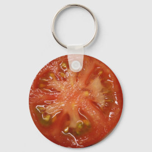 Die perfekte Scheibe-Tomate Schlüsselanhänger
