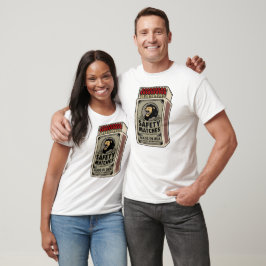 Die perfekte Übereinstimmung Retro-Streichholzscha T-Shirt