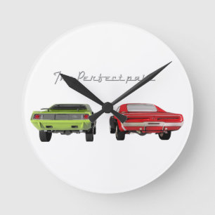 Die perfekten Paare Runde Wanduhr