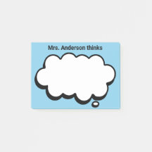 Die Personalisierte Denkblase des Lehrers