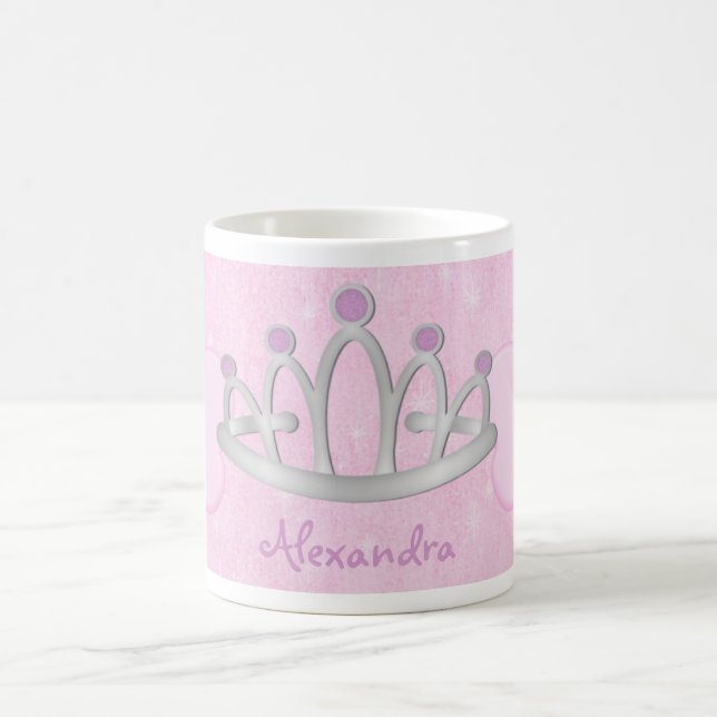 Die Personalisierte Rosa Prinzessin-Tasse des Kind Kaffeetasse (Mittel)