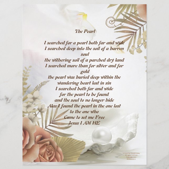 Die Personalisierte Stationäre der Perle (Vorderseite)