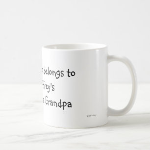 Die personalisierte Tasse des Großvaters