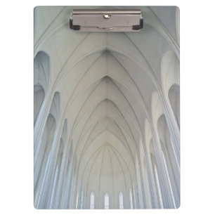 Die Pfarrkirche und Wahrzeichen von Reykjavik Klemmbrett