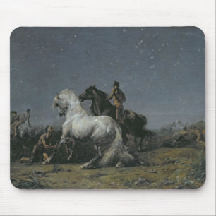 Die Pferdediebe, 19. Jahrhundert Mousepad