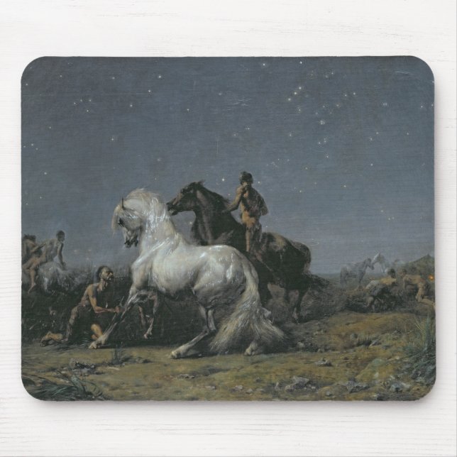 Die Pferdediebe, 19. Jahrhundert Mousepad (Vorne)
