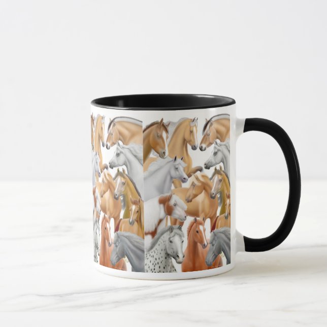 Die Pferdeliebhaber-Tasse Tasse (Rechts)