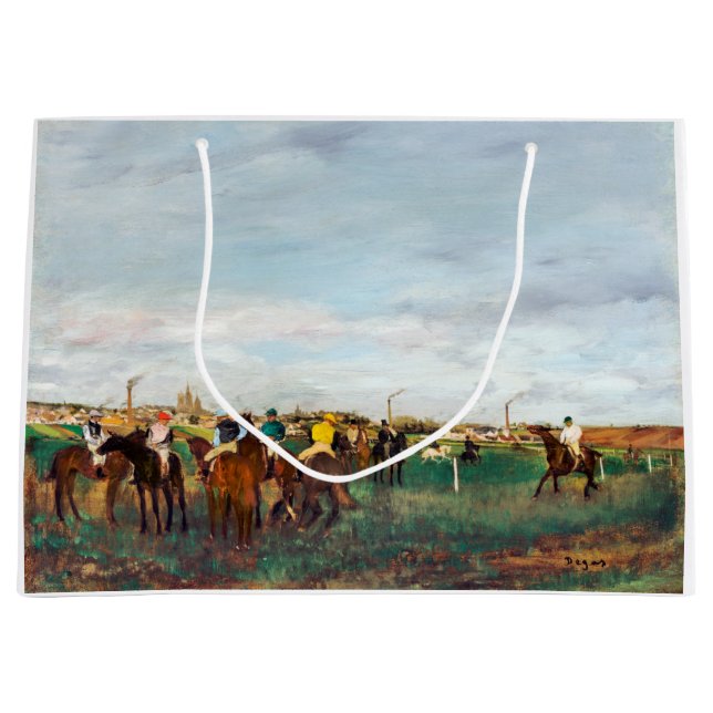 Die Pferderennen, Edgar Degas Große Geschenktüte (Vorderseite)
