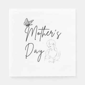 Die Pflege des Muttertagspapiers Napkins Serviette