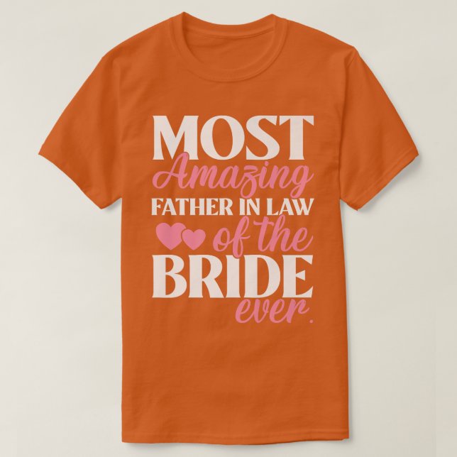 Die Phantastischste Hochzeit des Vaters T-Shirt (Design vorne)