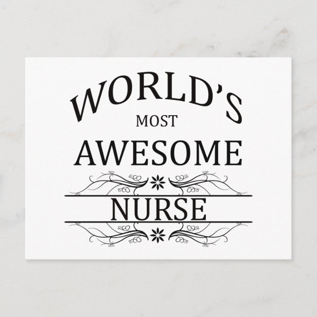 Die Phantastischste Krankenschwester der Welt Postkarte (Vorderseite)