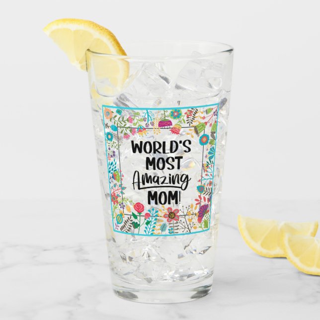 Die Phantastischste Mama der Welt Glas (Vorderseite Ice)