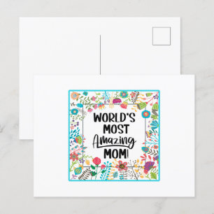 Die Phantastischste Mama der Welt Postkarte