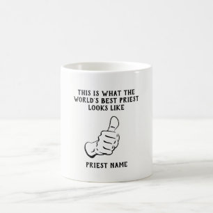 Die Phantastischste Nummer eins der Funny Priest G Kaffeetasse