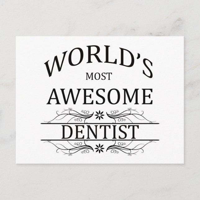Die Phantastischsten Zahnärzte der Welt Postkarte (Vorderseite)