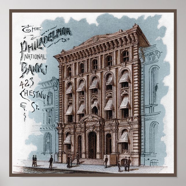 Die Philadelphia-Nationalbank Poster (Vorne)