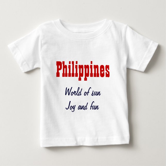 Die philippinischen Slogan-T - Shirt (Vorderseite)