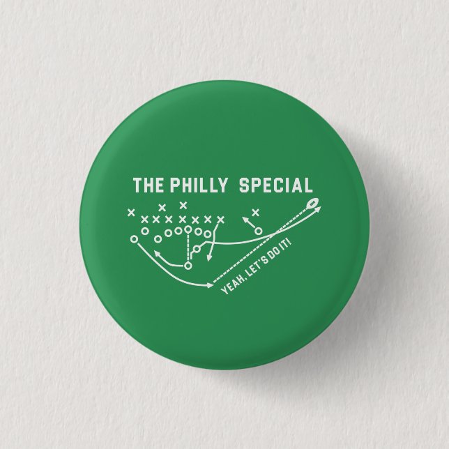 Die Philly Special - Ja, machen wir es Button (Vorderseite)